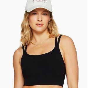 Fabletics Principal Longline Sports‎ Bra Women Large Black New With Tags